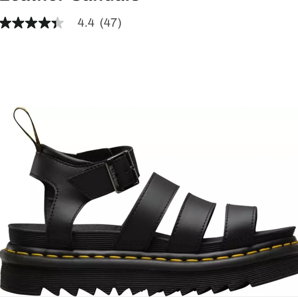 Dr. Martens Women's Blaire Hydro Leather Sandals